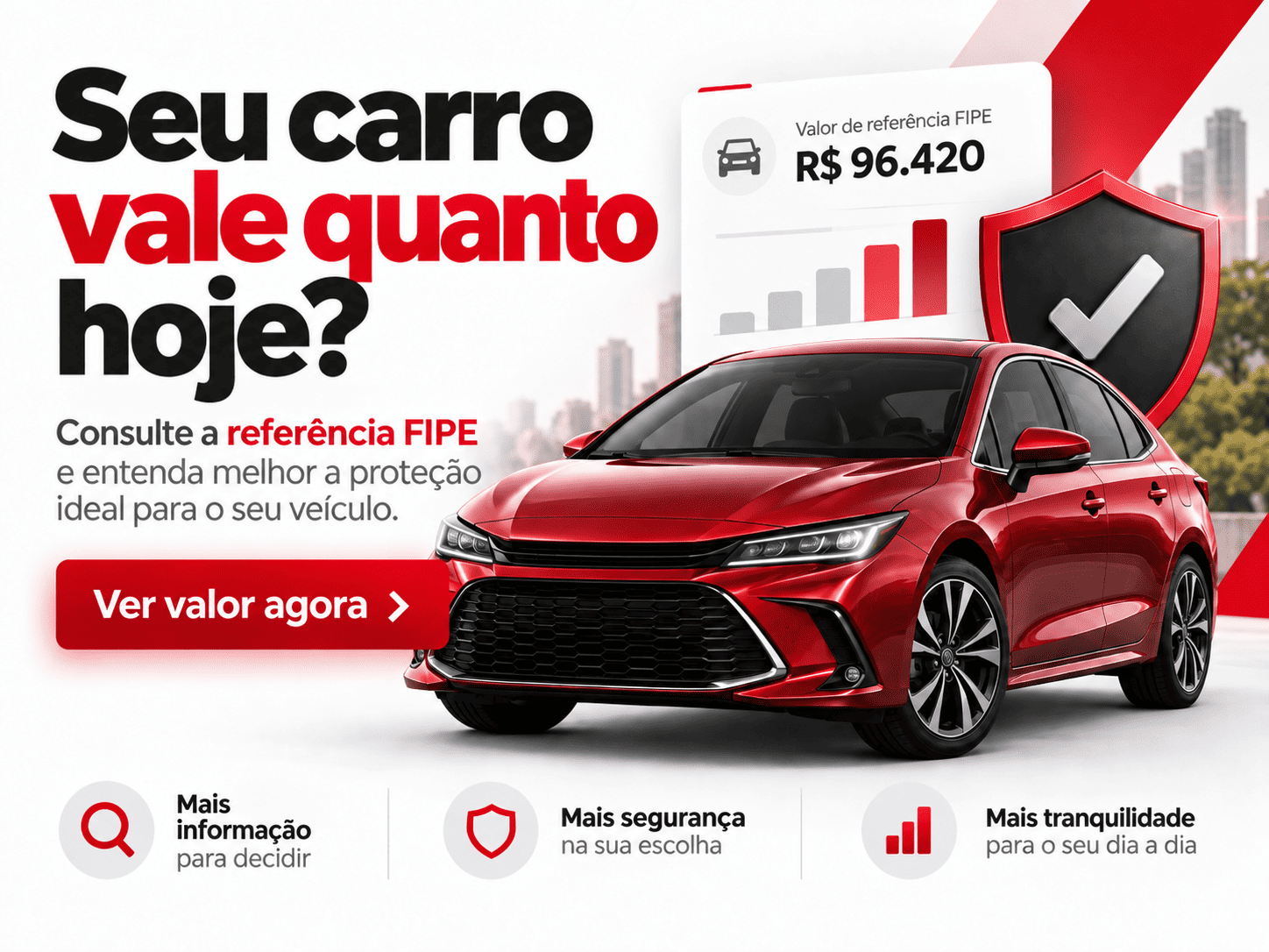 Quer saber o valor real do seu carro?